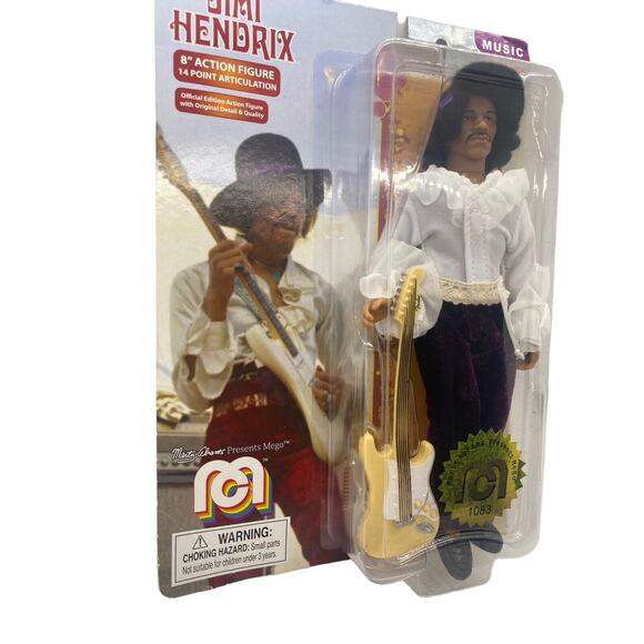 Mego Action Figure, 8” Jimi Hendrix, Miami Pop (Limited Edition Collector’s Item - Picture 9 of 9